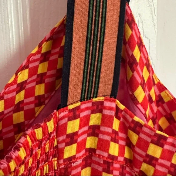 Maeve Anthropologie Women’s 6 Vivienne Maxi Midi Colorful Dress Sleeveless Boho - Picture 9 of 14